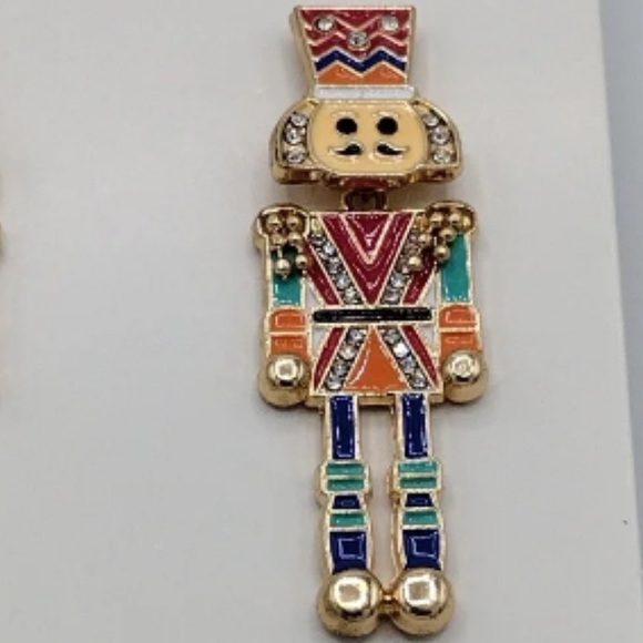 Serra Jewelry Serra Aldi Christmas Nutcracker Earrings Brand New In